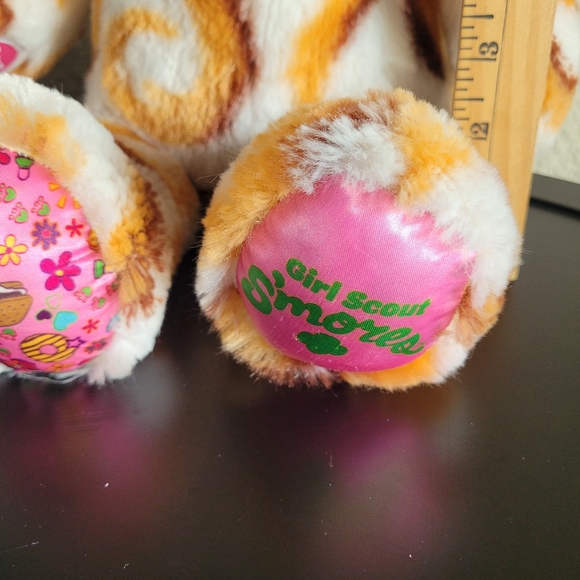 S'mores Build A Bear Girl Scout Plush 15" White Caramel Chocolate Stuffed Animal - Picture 3 of 8